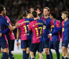 开云体育-巴萨客场挑战巴伦西亚：取得胜利