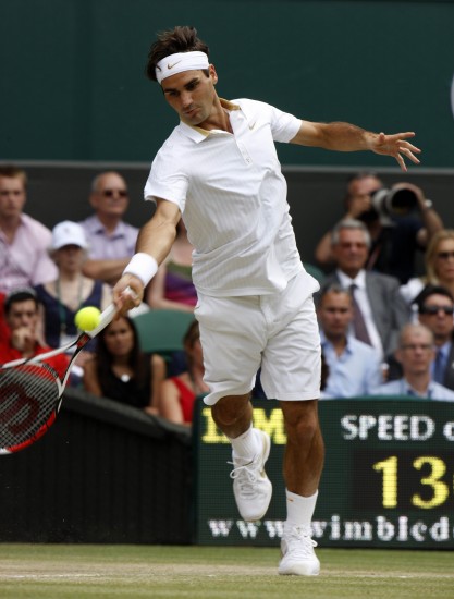 西班牙网球队力克澳大利亚网球队，费德勒高光表现